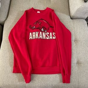 Arkansas Razorback crewneck sweatshirt